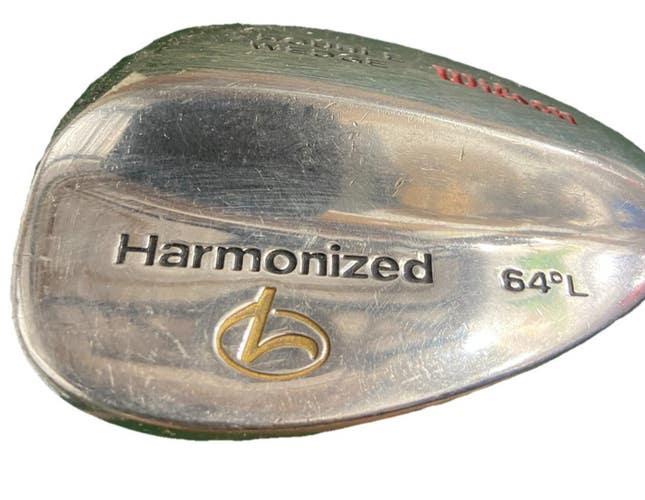 Wilson Golf Harmonized Trouble Wedge 64* Lob RH Stiff Steel 35" Nice Wrap Grip