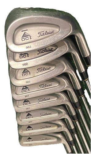 Titleist DCI 962 Iron Set 3-PW RH R300 Regular Steel 5i 37.5" New Grips Nice