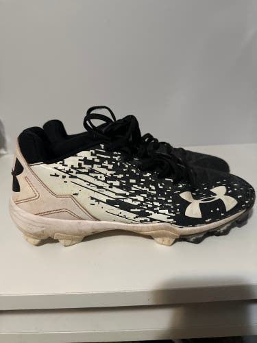 Armour Leadoff Black Baseball Cleat