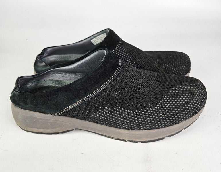 Dansko Sondra Womens 40 US 8.5-10 Mule Casual Shoe 4118410241 Black Leather