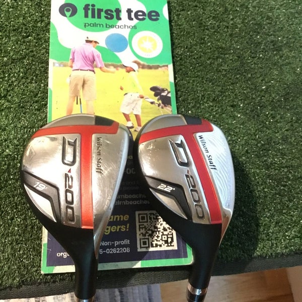 Wilson Staff D-200 Hybrids Set (3H & 4H) Stiff Elements Chrome 54FS Graphite