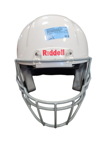 Used Riddell YOUTH WHITE XL FB Helmet White XL 11850-S000020834