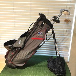 USKG Jr. WT-10s DV3 Set (Driver, 26* H, 7i, PW, Putter)UL60 Graphite & Stand Bag