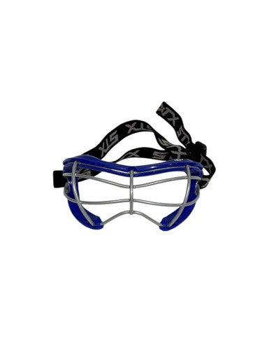 Used STX 2 SEE Lacrosse Facial Protect Royal Blue SM 11847-S000027509