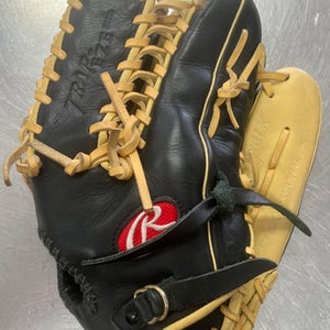 Used Rawlings GGELITE BB/SB Glove RH Throw Black 12 3/4" 11497-S000150150