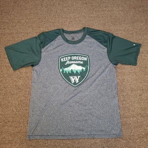 Keep Oregon Awesome Men Graphic Print T-shirt Sz Large