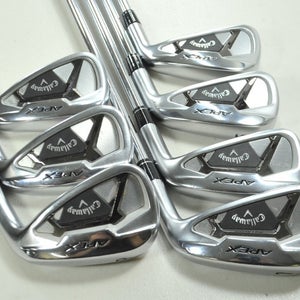 Callaway Apex 21 4-PW Iron Set Stiff Flex Right Elevate ETS 95g Steel # 199226