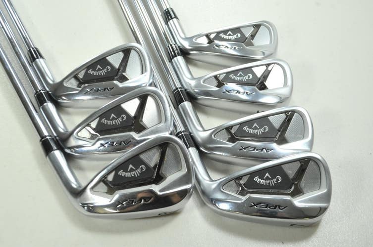 Callaway Apex 21 4-PW Iron Set Stiff Flex Right Elevate ETS 95g Steel # 199226