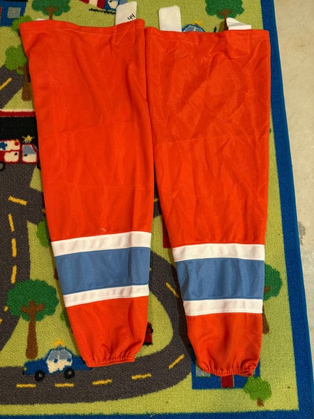 Orange Little Caesar’s Hockey Socks  (Used)