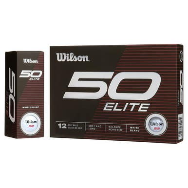 New WILSON 50 ELITE WH 12 PK 11884-WILWG2007301