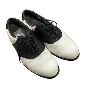Used Foot Joy Mens Golf Shoes White Senior 9.5 11884-S000048498