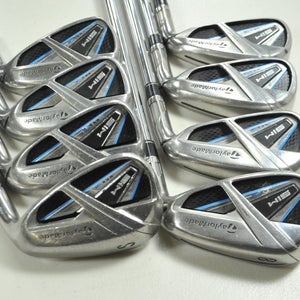 TaylorMade SIM Max 5-PW,AW,SW Iron Set Regular Flex Right KBS MAX Steel # 199049
