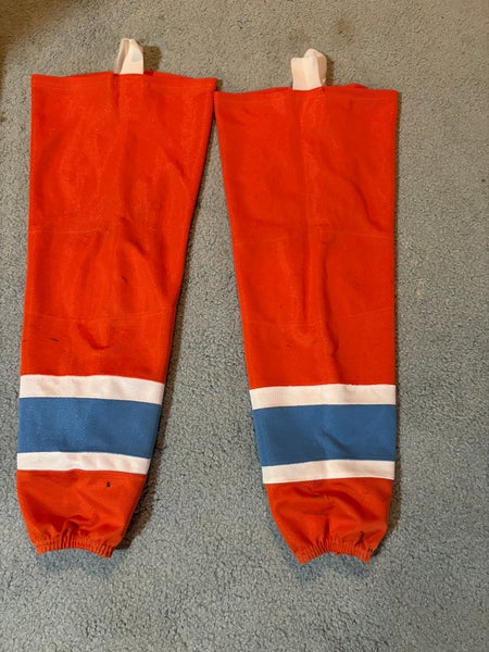 Orange Little Caesar’s Hockey Socks  (Used)
