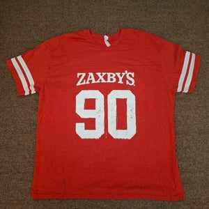 Zaxby's Men Football Style Graphic Print T-shirt Sz 2XL