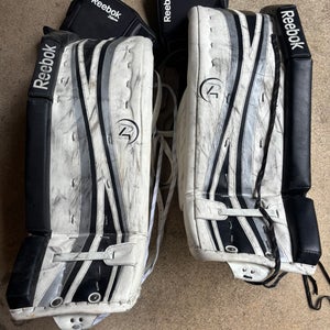 34"  Plus 1 Reebok Lefevre Goalie Leg Pads (Used)