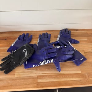 7 Purple Nxtrnd Large Used Football Gloves