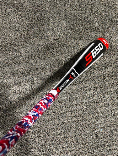 Easton S650 Alloy Bat USSSA Certified (-9) Alloy 19 oz 28" (Used)