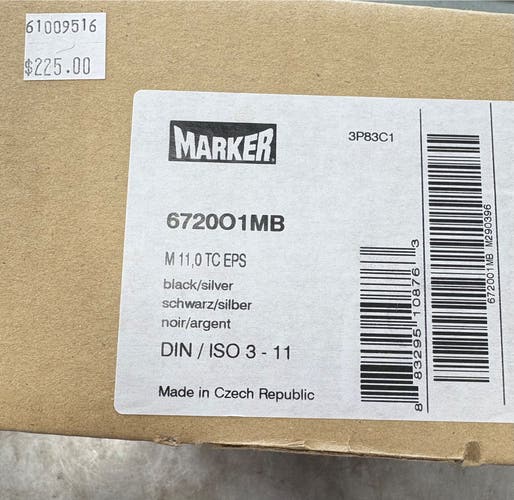 Marker M11.0 TC EPS Ski Bindings Max Din 11 (New)