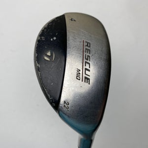 Taylormade Rescue Mid 4 Hybrid 22* Senior Graphite Mens RH