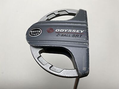 Odyssey White Steel 2-Ball SRT Putter 34" SuperStroke Fatso 5.0 Mens RH