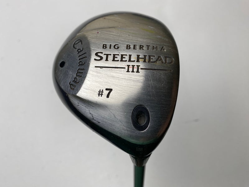 Callaway Steelhead III 7 Fairway Wood 21* Harrison Capri Ladies Graphite RH