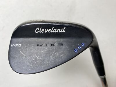 Cleveland RTX-3 Black Satin Sand Wedge SW 56* 14 TT DG Wedge Steel Mens RH
