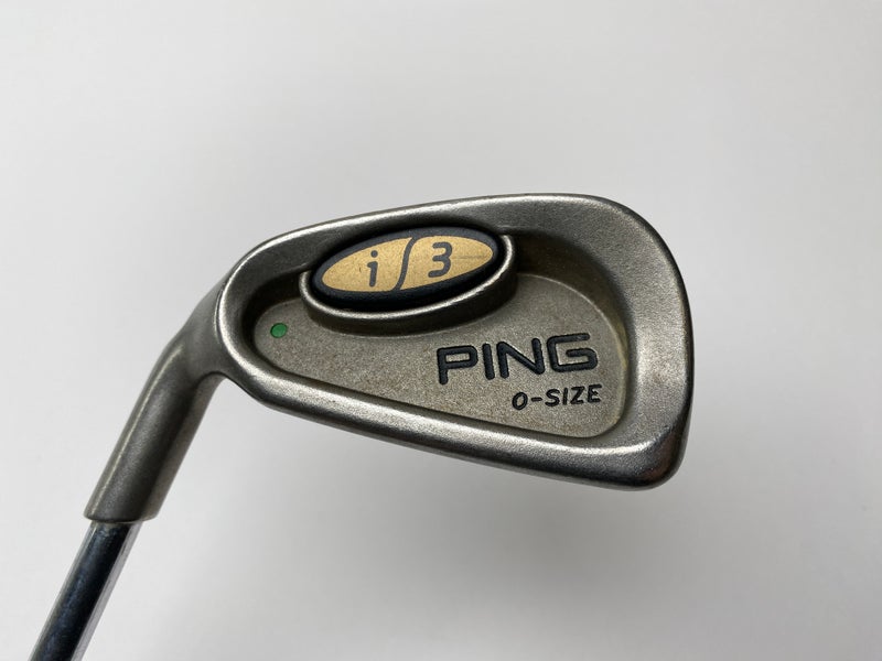 Ping i3 Oversize Single 4 Iron Green Dot 2* Up Cushin JZ Regular Steel Mens LH