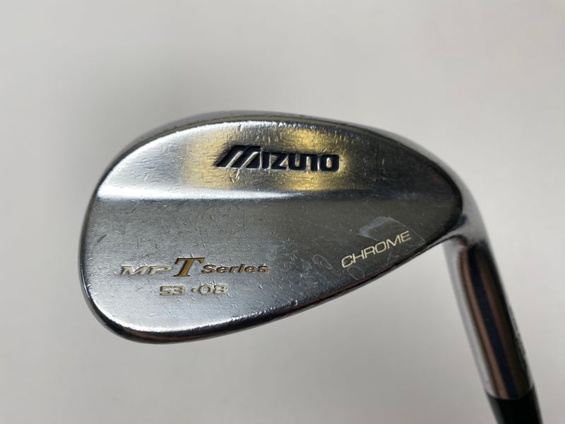 Mizuno MP-T Chrome 53* 8 Project X Precision Rifle 6.0 Stiff Steel Mens RH