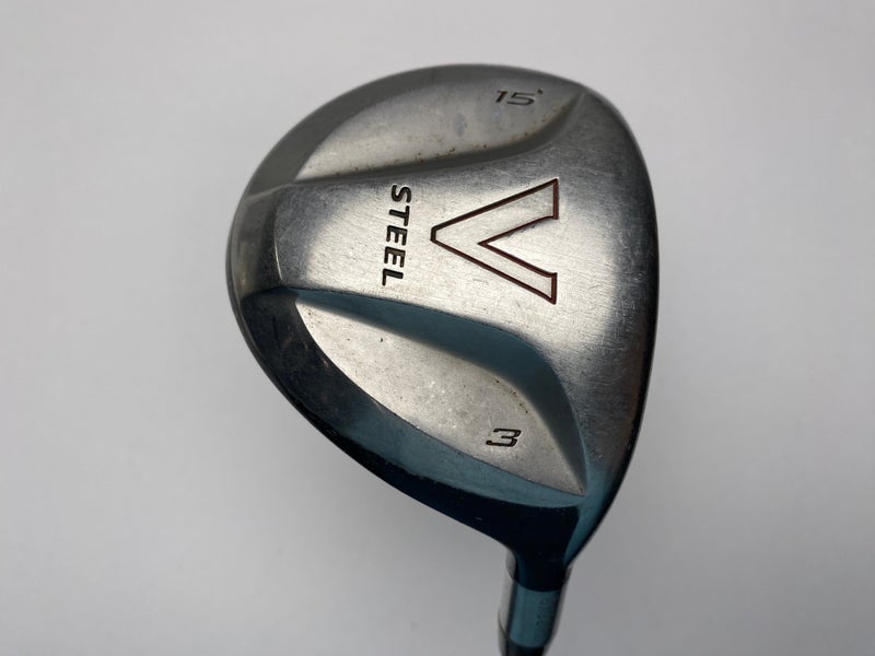 Taylormade V Steel 3 Fairway Wood 15* Swing Science Senior Graphite Mens RH