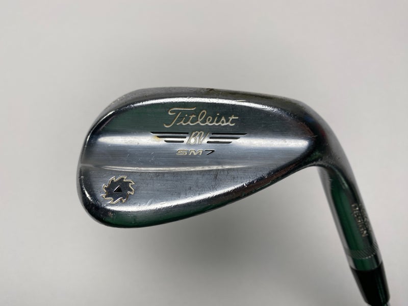 Titleist Vokey SM7 Tour Chrome 58* 8 M-Grind Wedge Steel Mens RH Midsize Grip