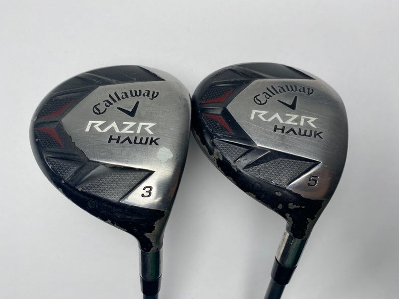 Callaway Razrhawk 3 & 5 Fairway Wood Set 15* 18* 50g Ladies Graphite Womens RH