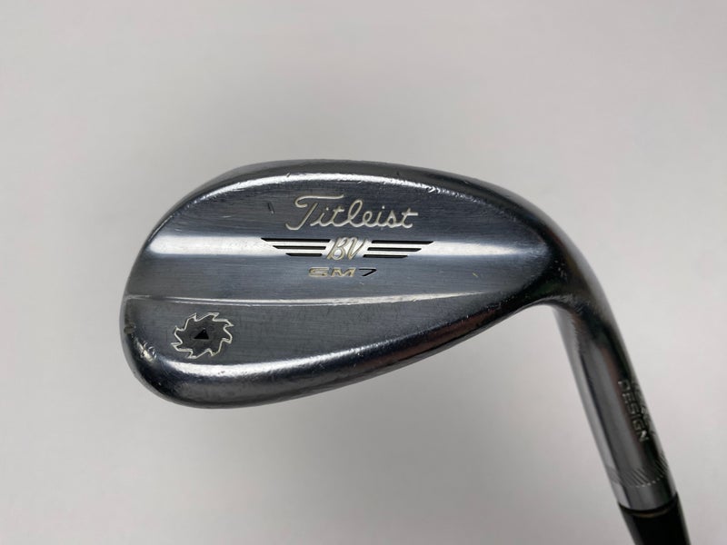 Titleist Vokey SM7 Tour Chrome 58* 12 Bounce D-Grind Wedge Steel Mens RH