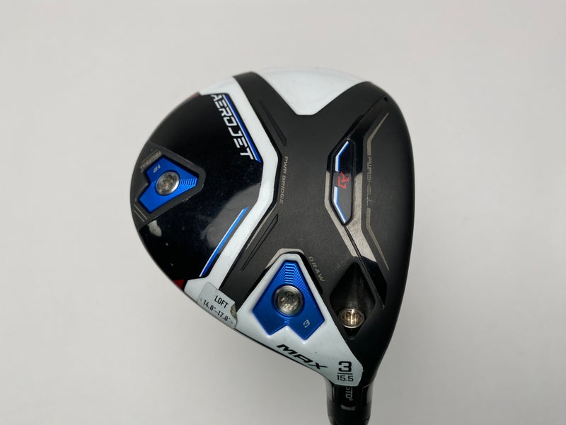 Cobra AeroJet Max 3 Fairway Wood 15.5* UST Mamiya Helium 5F2 Senior Graphite RH