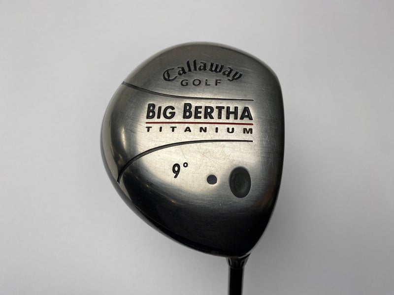 Callaway Big Bertha Titanium Driver 9* RCH 65 Regular Graphite Mens RH