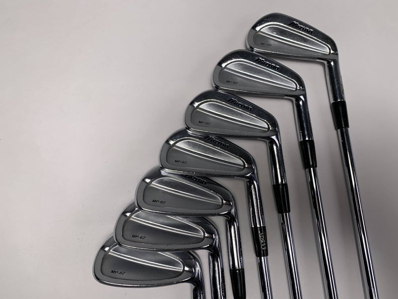 Mizuno MP 62 Iron Set 3-PW True Temper Dynamic Gold Regular Steel No 7 iron RH