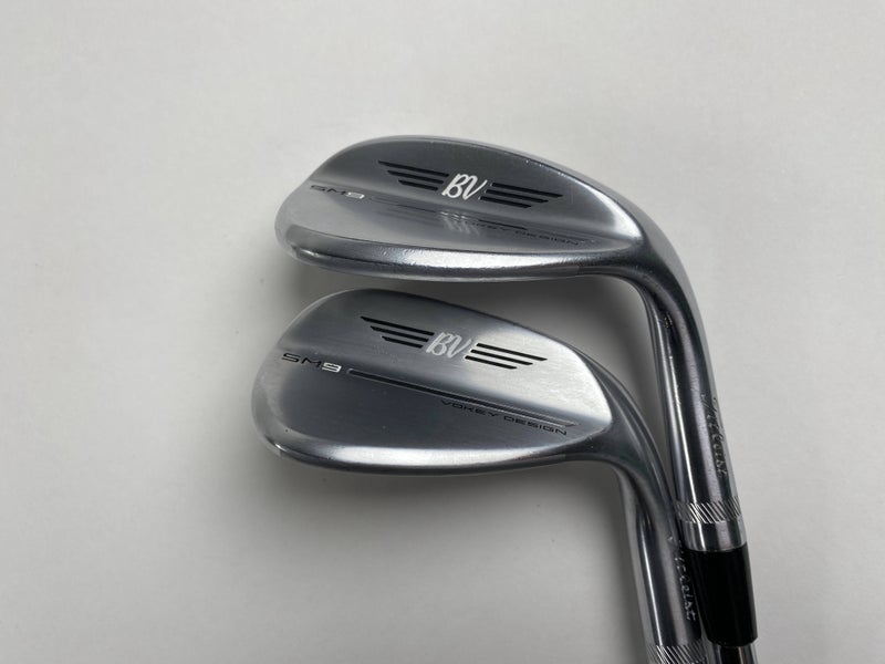 Titleist Vokey SM9 Tour Chrome Wedge Set 56* 14 | 60* 12 Wedge Steel Mens RH
