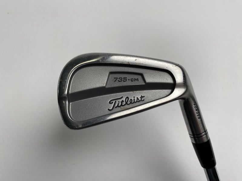 Titleist 735.CM Chrome Single 6 Iron True Temper Dynamic Gold S300 Stiff RH