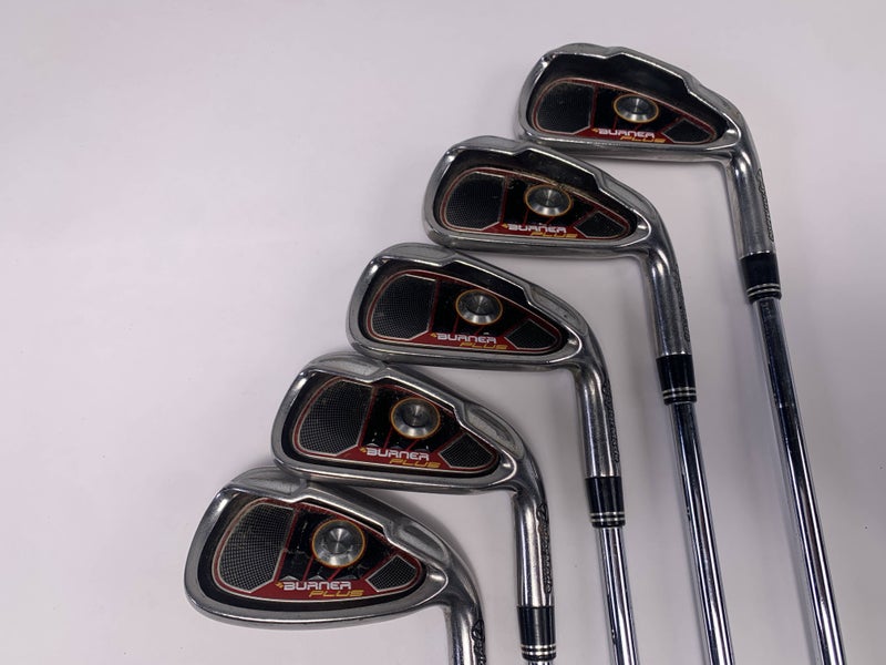 Taylormade Burner Plus Iron Set 4-8 85g Stiff Steel Mens RH +1/2"
