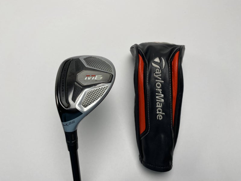 Taylormade M6 4 Hybrid 22* Fujikura Atmos 6R Regular Graphite Mens LH HC