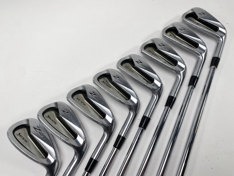 Srixon Z 565 Iron Set 4-PW+AW KBS $-Taper 120 Stiff Steel Mens RH Midsize Grips