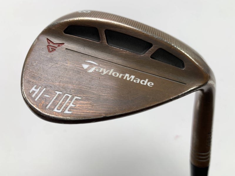 TaylorMade HI-TOE RAW Lob Wedge 58* 10 KBS Hi-Rev 2.0 Wedge Steel Mens RH