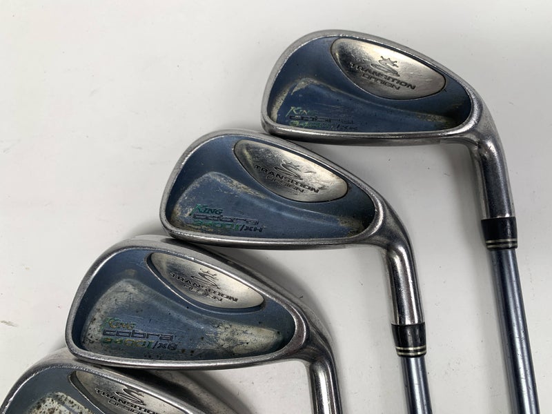 Cobra 3400 I/XH Iron Set 4-PW+SW Graphite Design YS-5.1 Ladies RH