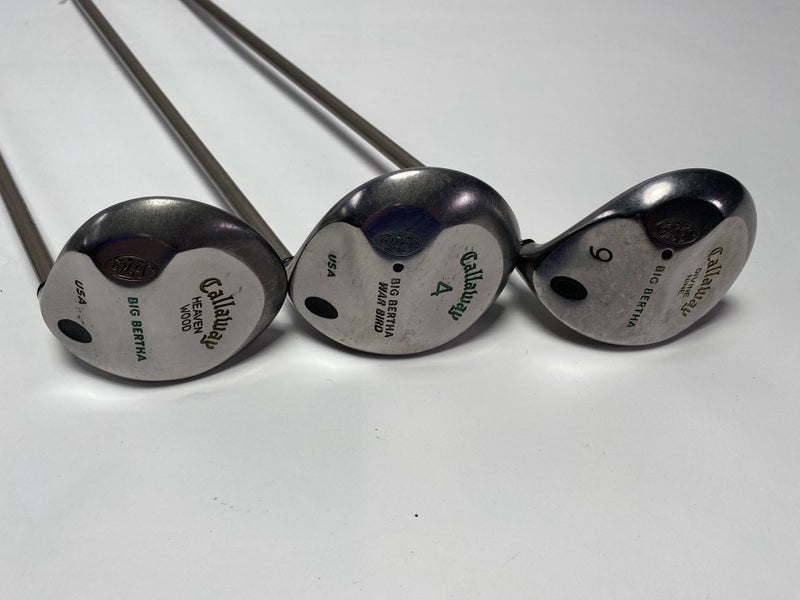 Callaway Original Great Big Bertha Wood Set 4 7 9 | 17* 21* 24* Ladies Gems RH