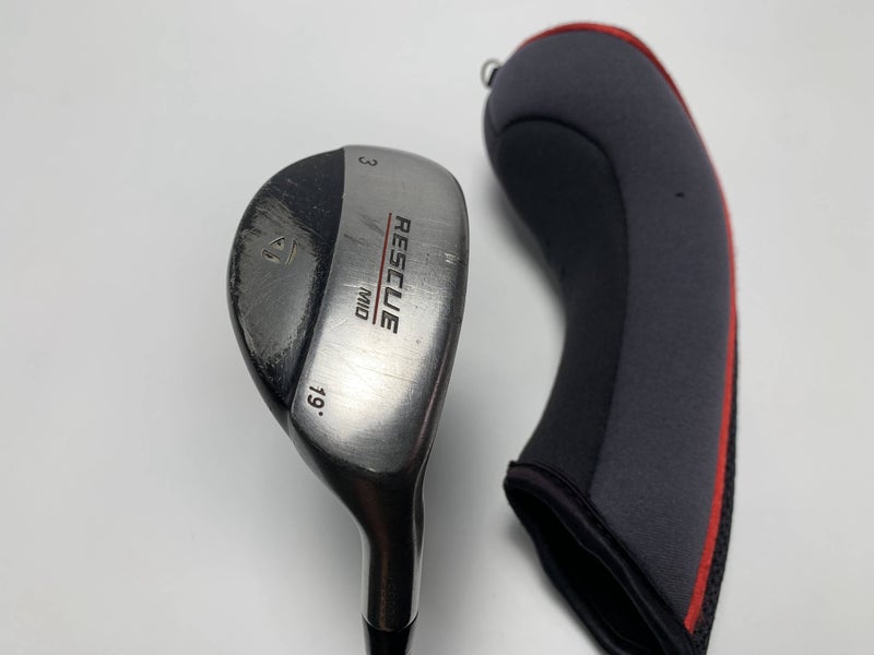 TaylorMade Rescue Mid 3 Hybrid 19* Stiff Graphite Mens RH