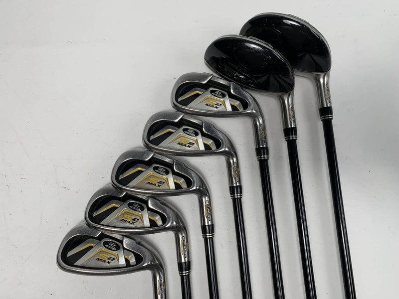 Cobra S2 Max Iron Set 3-PW (No 4) Aldila DVS-HL Regular Graphite Mens RH +1/2"