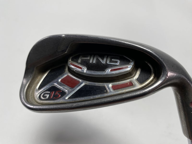 Ping G15 Pitching Wedge Maroon Dot 5* Up AWT Stiff Steel Mens RH