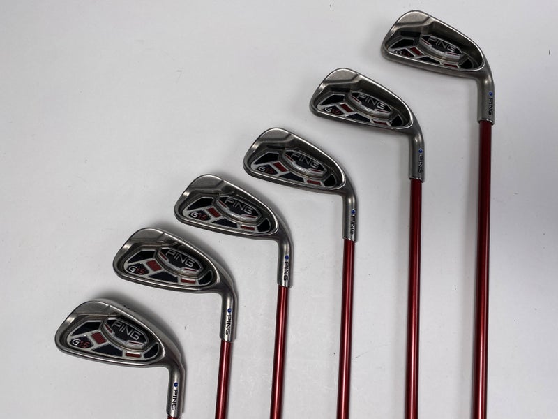 Ping G15 Iron Set 4-9 Blue Dot 1* Up TFC 149 Stiff Graphite Mens RH