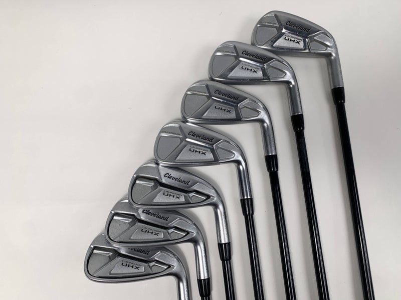 Cleveland Launcher UHX Iron Set 4-PW Miyazaki C.Kua 6A Flex Code 3333 Senior RH