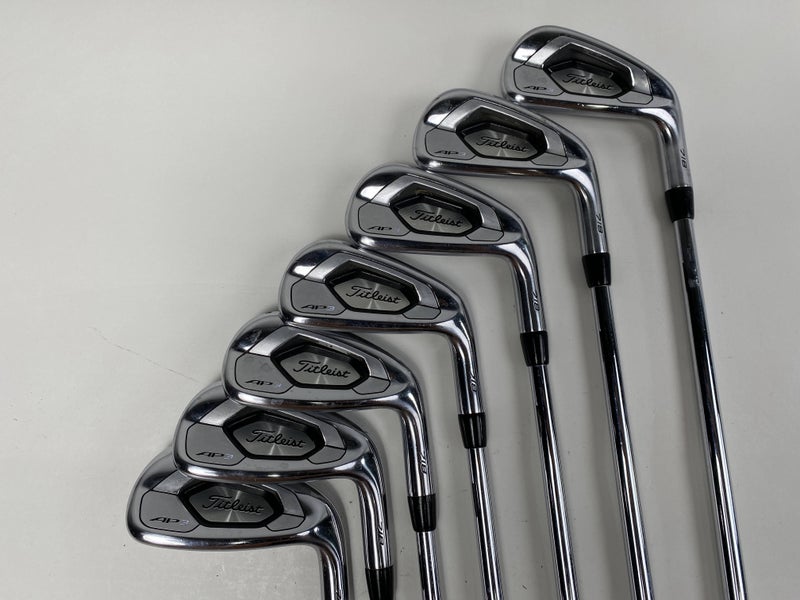 Titleist 718 AP3 Iron Set 4-PW Project X Precision Rifle 6.0 Stiff Steel Mens RH