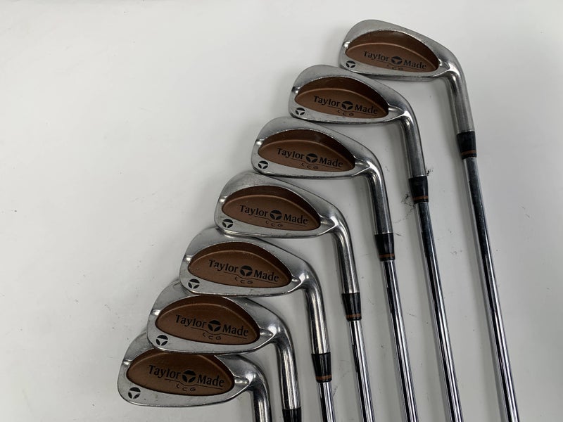TaylorMade Burner LCG Iron Set 2-9 (No 6) Precision Rifle S-90 Stiff Steel RH